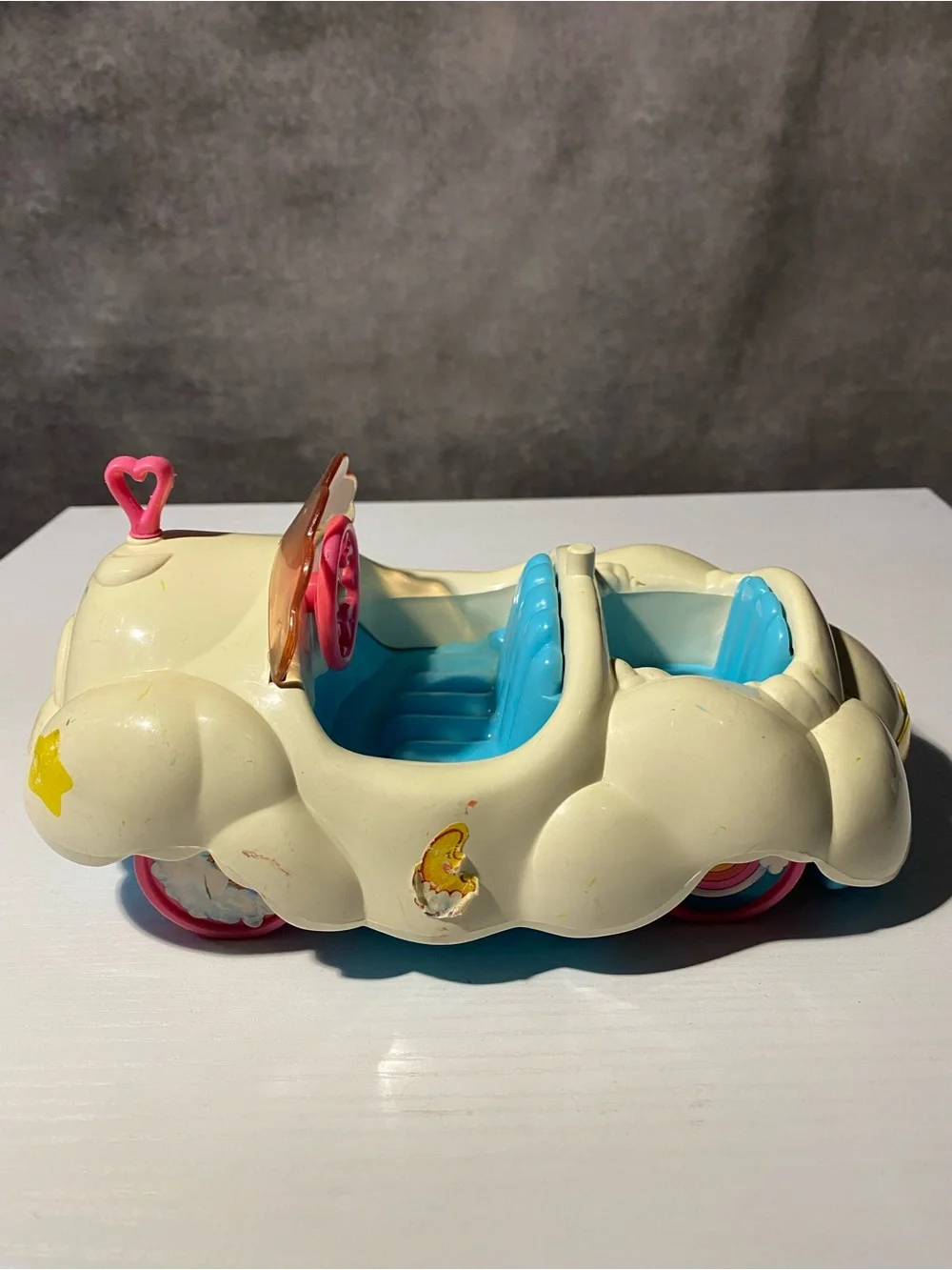 Vintage 1983 Kenner Care Bears Cloud Car Vehicle Toy